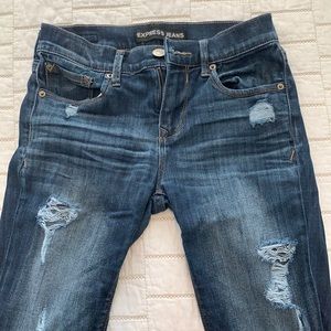 Express mid rise jean legging